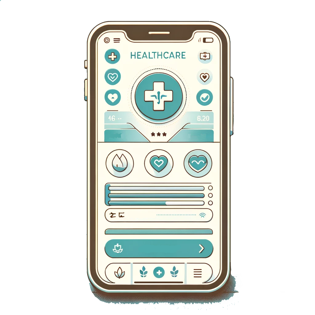 Healthcare mobile app and game design